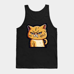 Cats' moods 2 #cat Tank Top